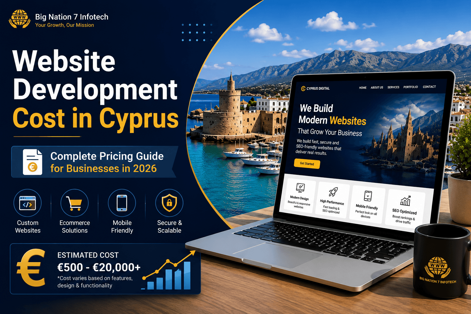 Website Development Cost in Cyprus