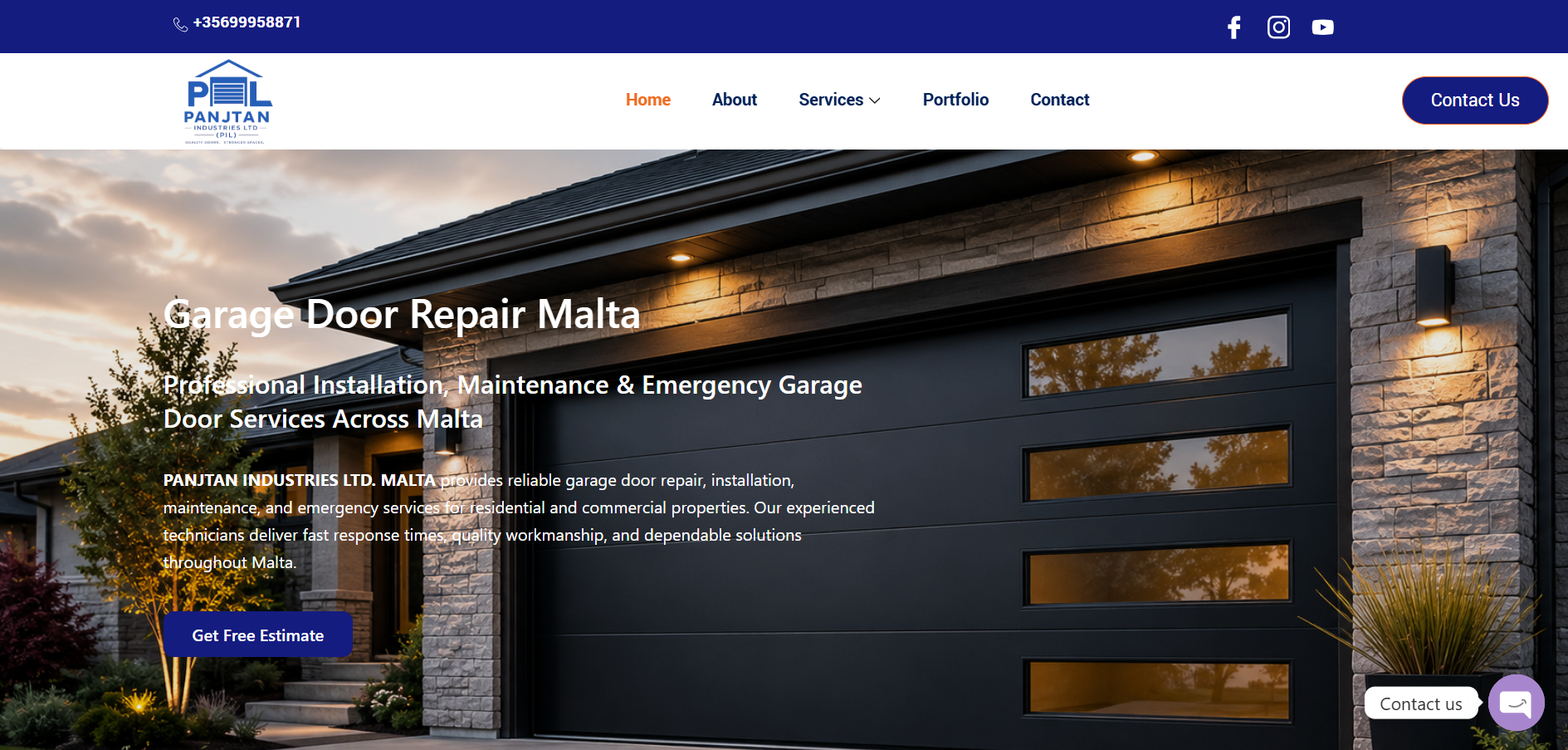 Panjtan Industries Website