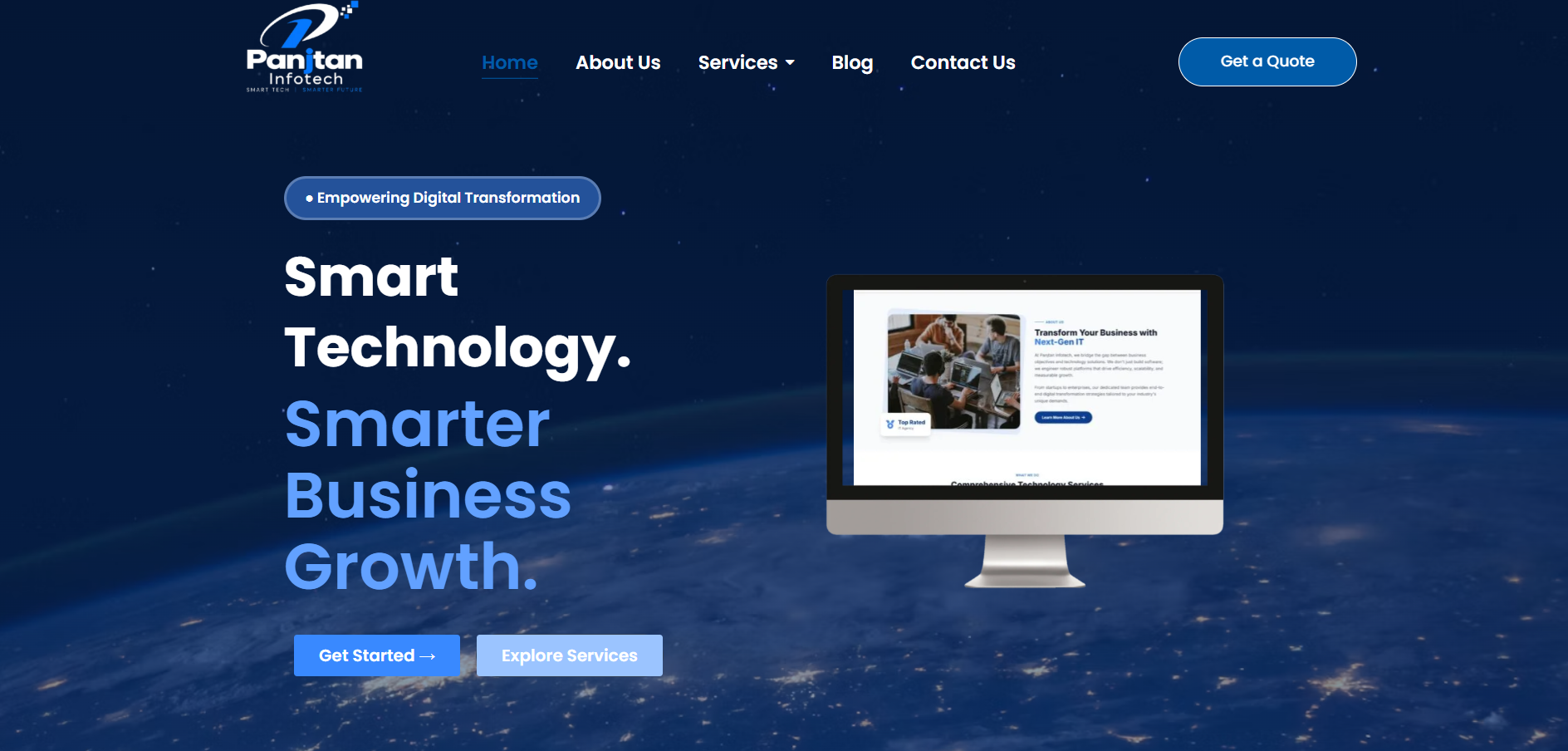 Panjtan Infotech Website