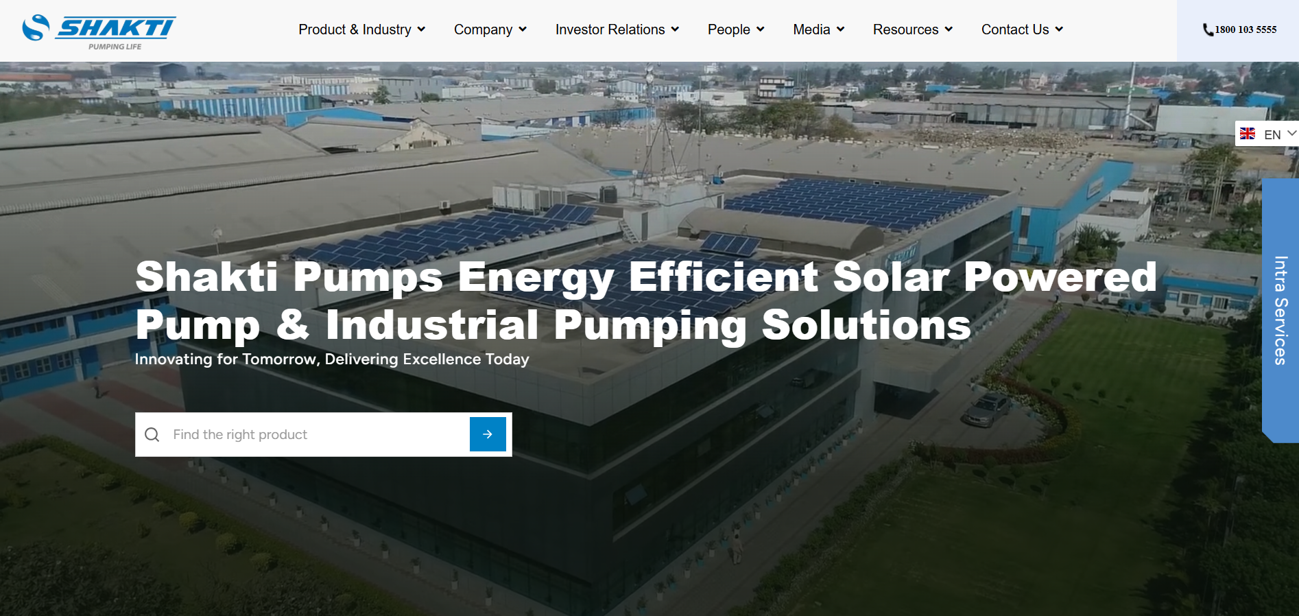 Shakti Pumps Website