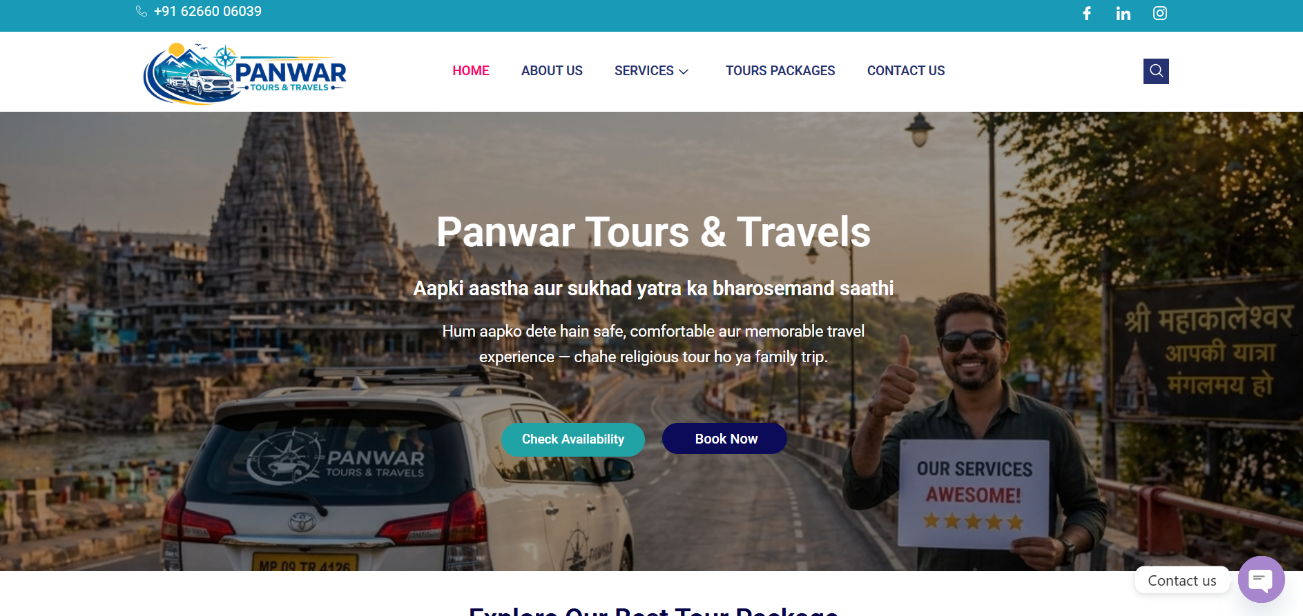 Shakti Pumps Website Preview